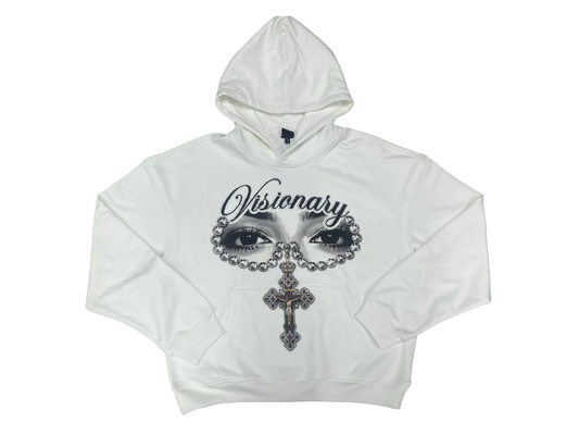 Rhinestone religious hoodie